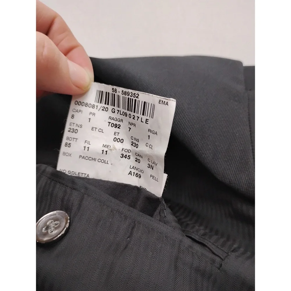 Corneliani Wool Blazer Sport Coat Single Button Made in Italy Mens 49